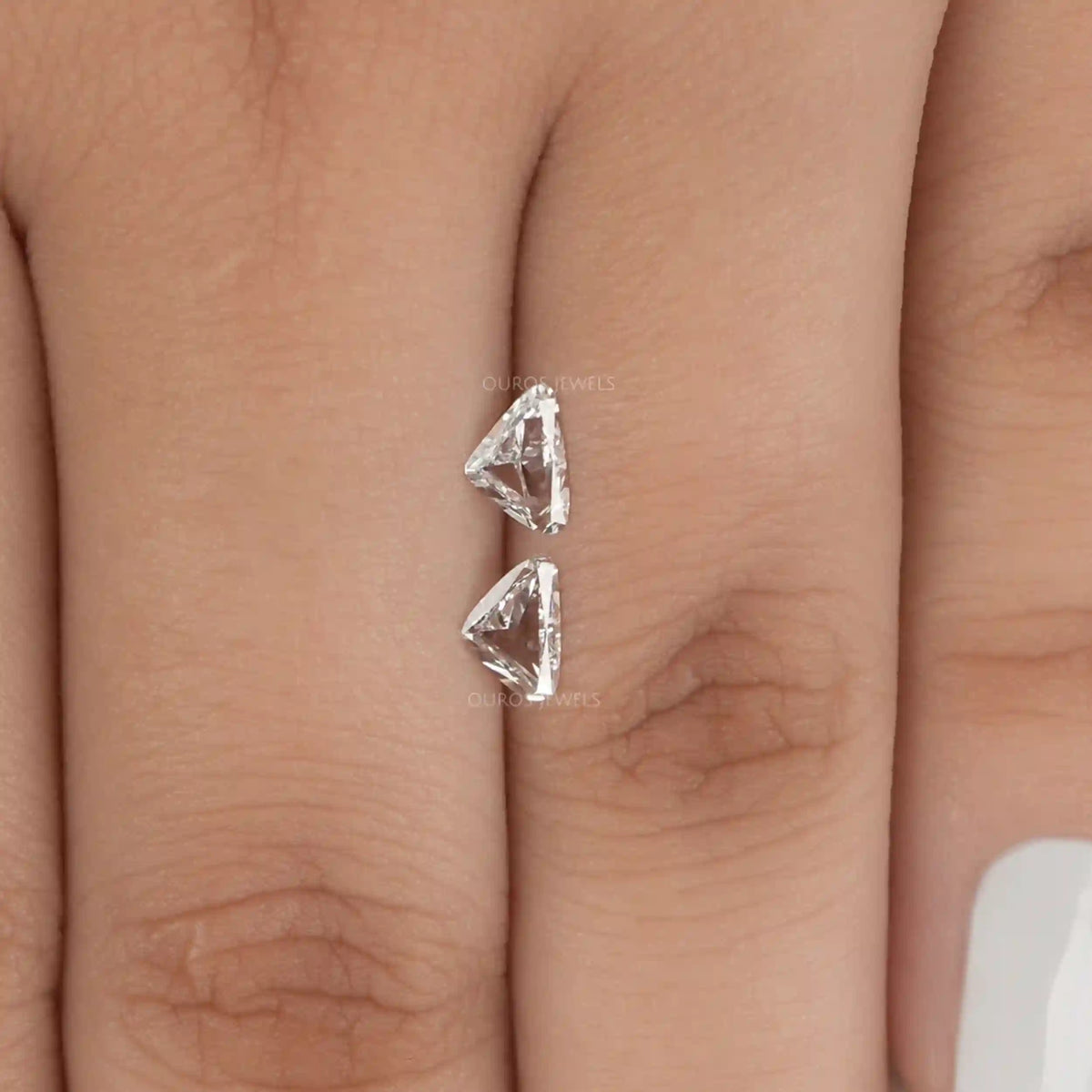 Modified Trillion Shape Lab Diamond Matching Pair Loose