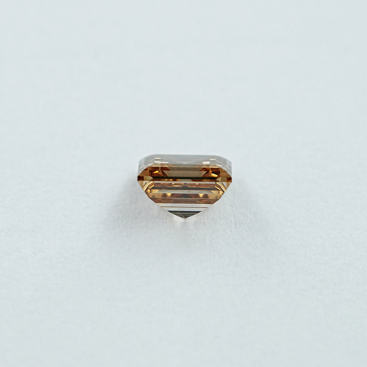 Champagne Carre Cut Lab Grown Diamond Loose