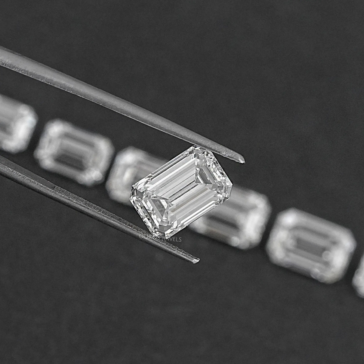 Certified Emerald Cut Lab Grown Diamond Loose