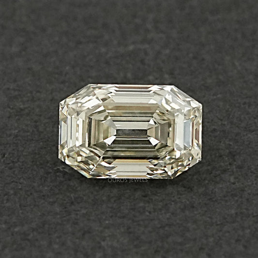 Old Cut Emerald Shape Lab Grown Diamond J To Z VS Loose