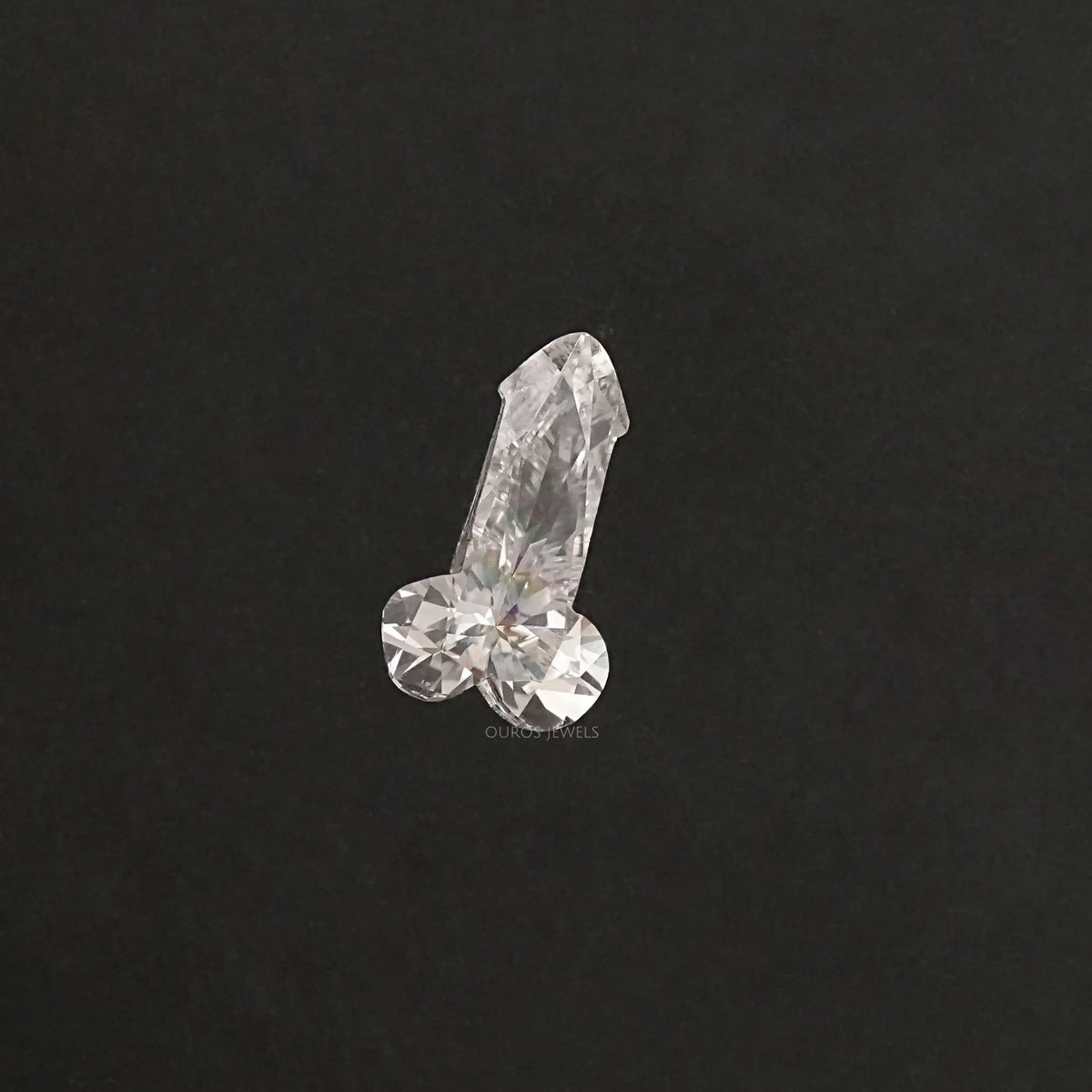 Penis Shape Lab Grown Diamond Loose