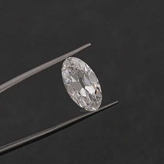 Old Mine Moval Cut Lab Grown Diamond - 6.25 Carat