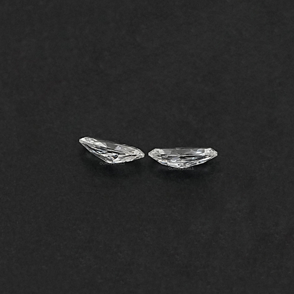 Old Mine Moval Cut Lab Diamond Matching Pair Loose