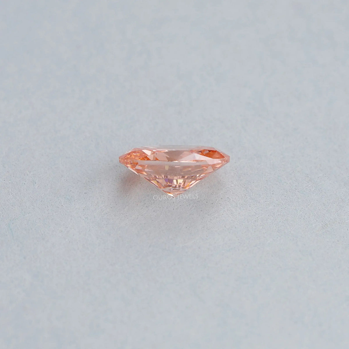 0.82 Carat Fancy Pink Vivid Oval Cut Lab Grown Diamond Loose