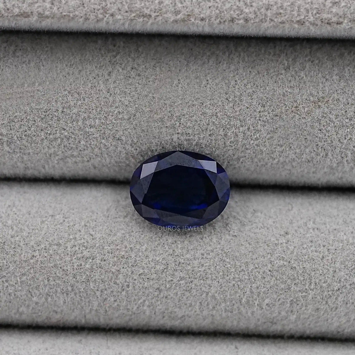 Oval Cut Lab Sapphire Gemstone Loose