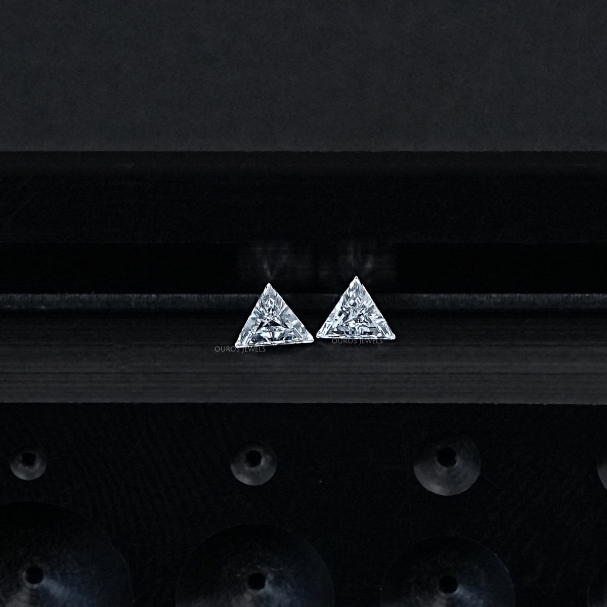 Step Cut Triangle Lab Diamond For Matching Pair Loose