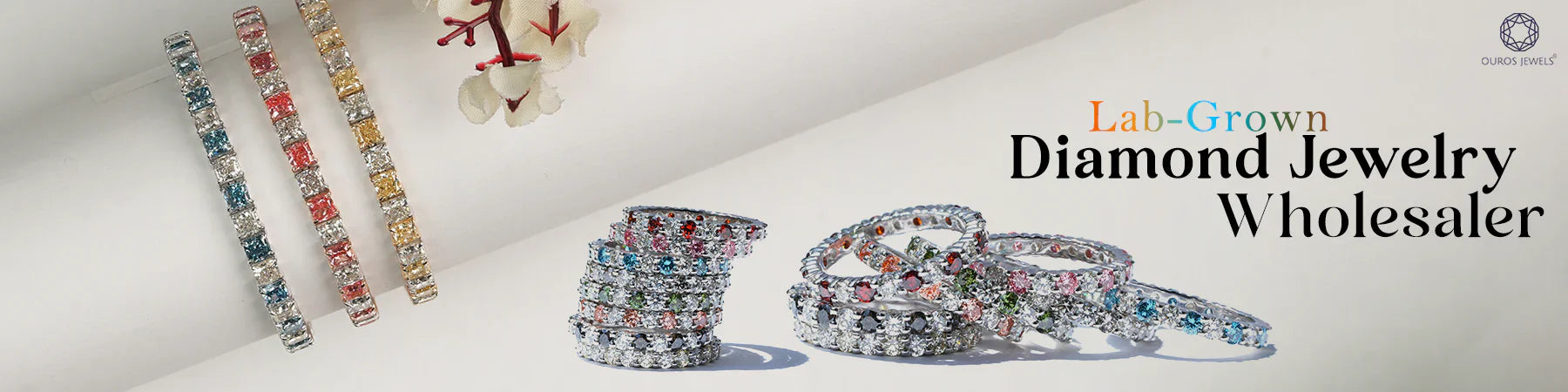 Lab-grown diamond jewelry wholesaler with the proper details