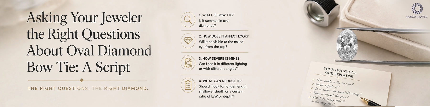 Asking Your Jeweler the Right Questions About Oval Diamond Bow Tie: A Script
