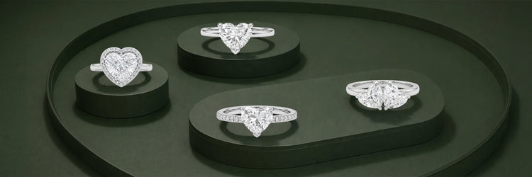 Heart Cut Engagement Ring