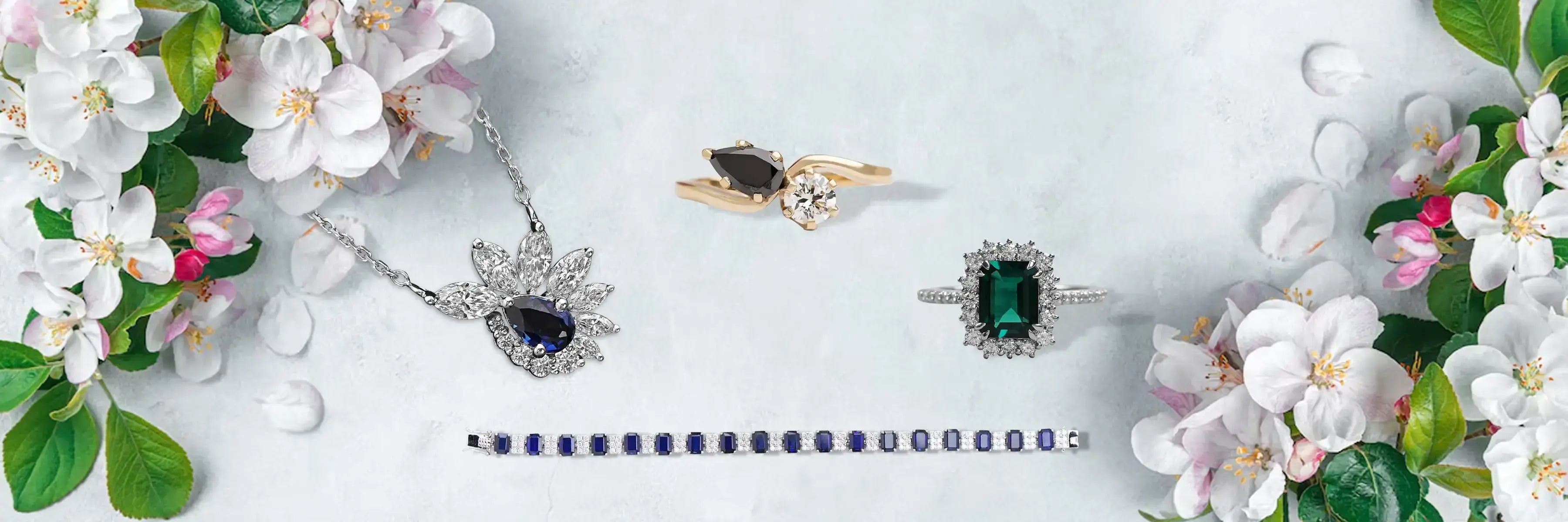 Lab Gemstone Jewelry