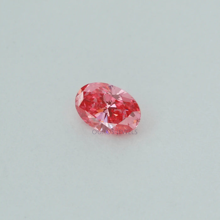 0.25 Carat Each Pink Oval Cut Lab Grown Diamond Loose