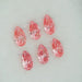0.31 Carat Each Pink Pear Cut Lab Diamond Loose