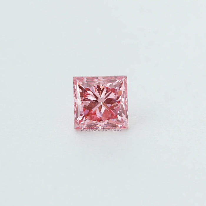 0.32 Carat Each Pink Princess Lab Grown Diamond
