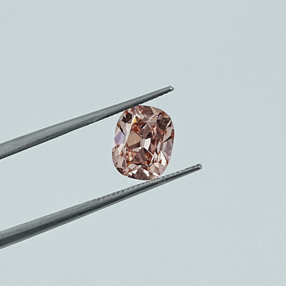 2.04 CT Old Mine Cushion Lab Champagne Loose Loose