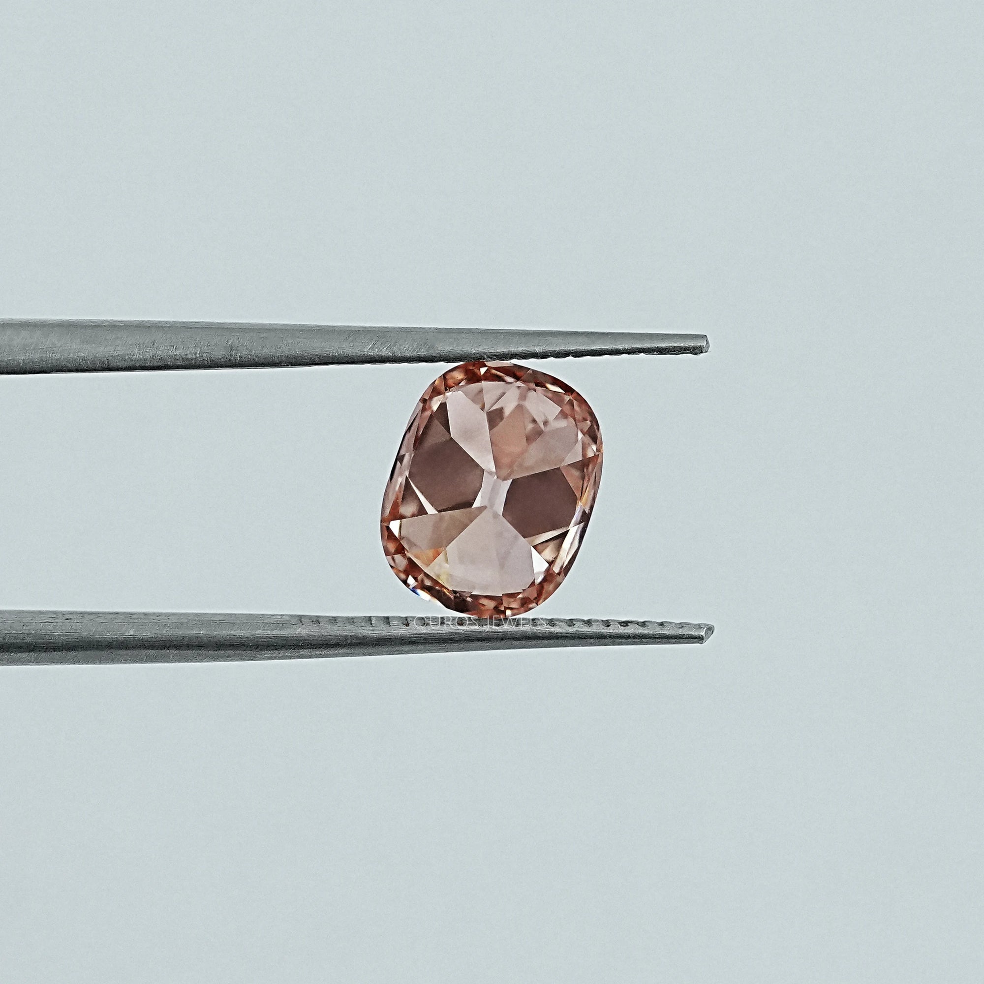 2.04 CT Old Mine Cushion Lab Champagne Loose Loose