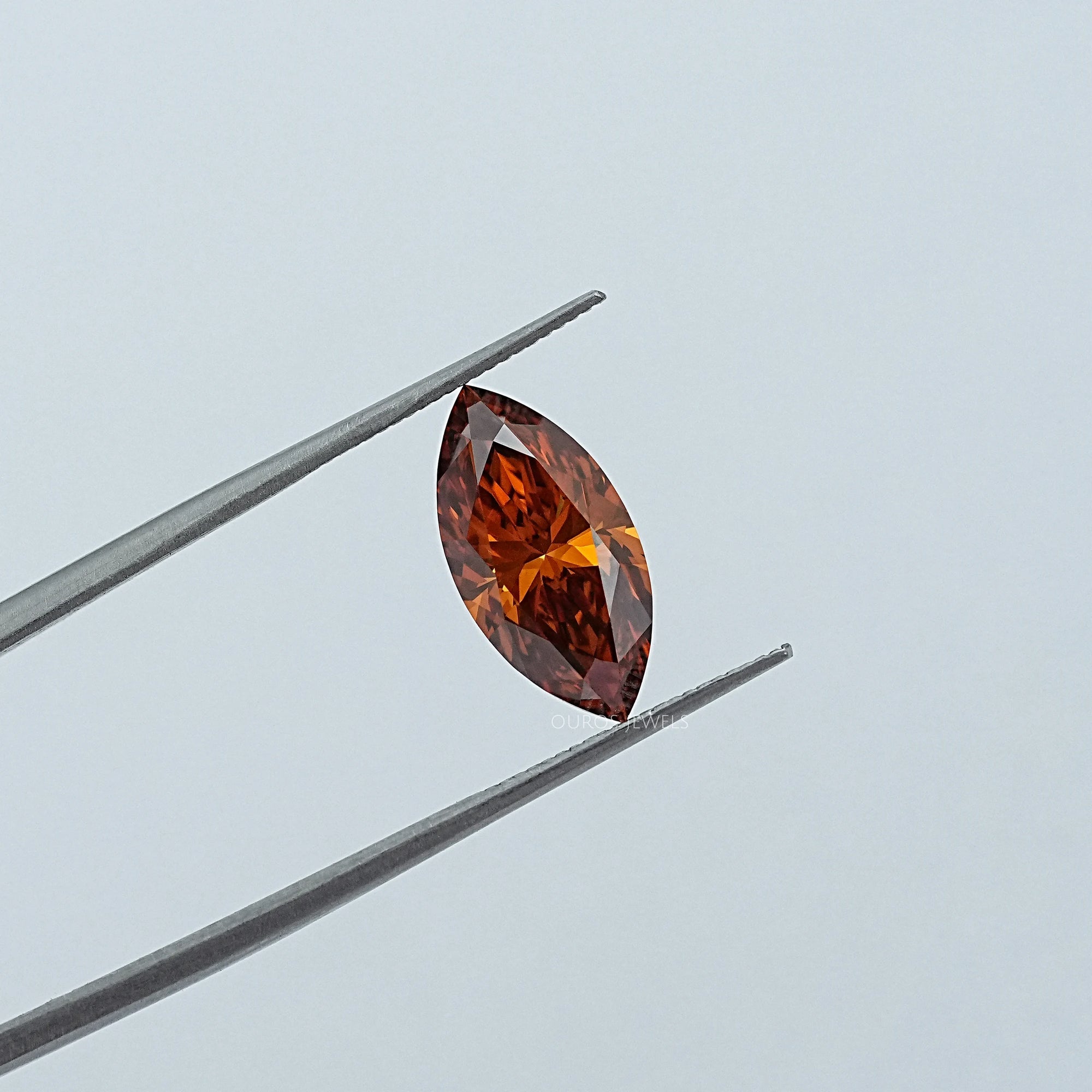 2.80 CT Marquise Cut Champagne Diamond Loose