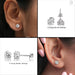 IGI Certified Round Lab Grown Diamond Stud Earrings Earring