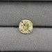 Yellow Old Mine Cushion Cut Loose Lab-Diamond Loose