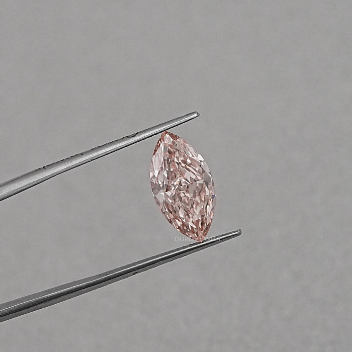 4.00 CT Fancy Pink Marquise Cut Lab Diamond