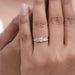 Round And Shield Cut Five Stone Diamond Engagement Ring