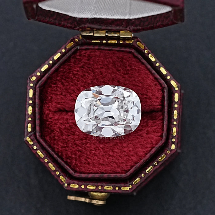 6.00 Carat Old Mine Cushion Cut Lab Grown Diamond Loose