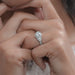 Amber Heard Round Cut Lab Diamond Wedding Ring