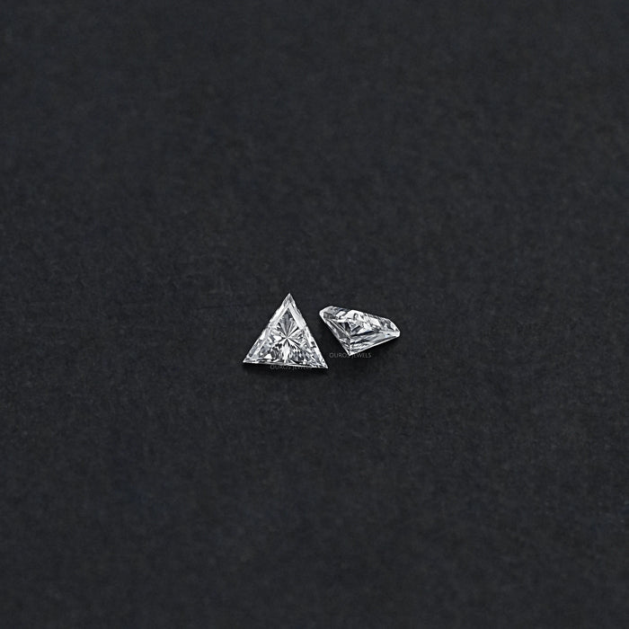 Triangle Cut Lab Grown Diamond Loose Pair Loose
