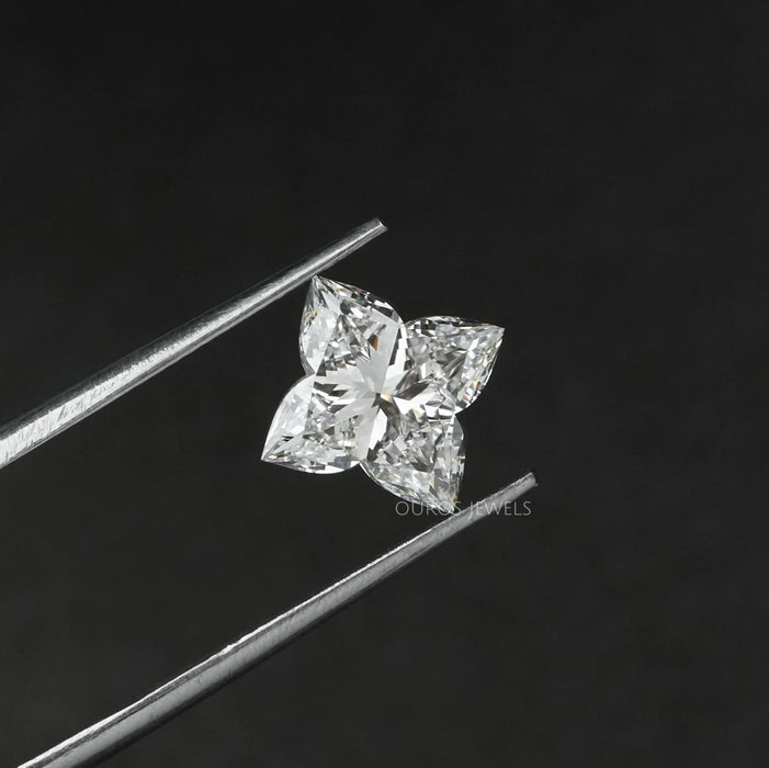 Antique Lily Cut Lab Grown Loose Diamond Loose
