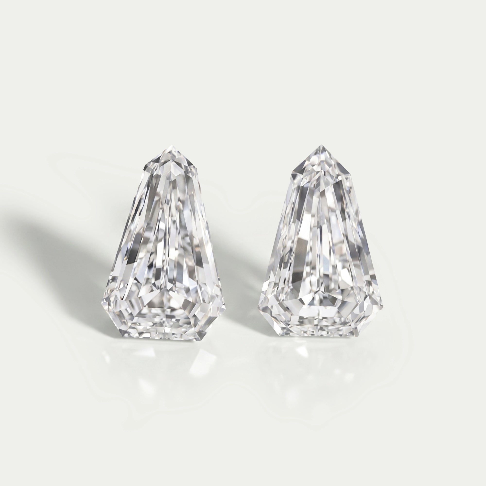Arrow Cut Lab Diamond Pair Loose