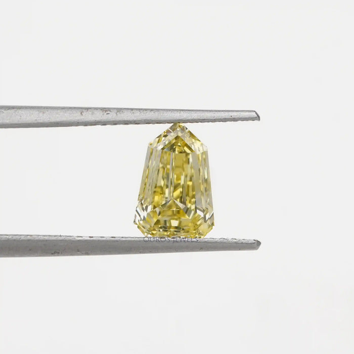 1.50 Carat Fancy Yellow Arrow Cut Lab Grown Diamond
