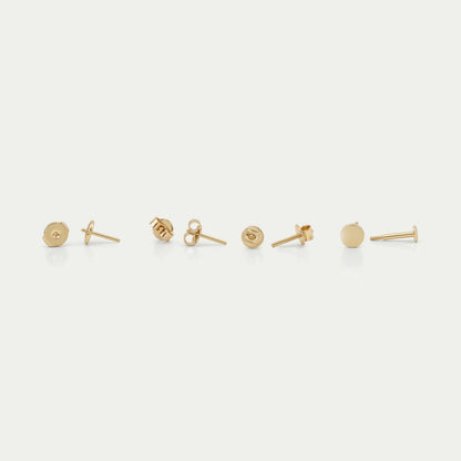 Square Cushion Cut Lab Diamond Solitaire Stud Earrings