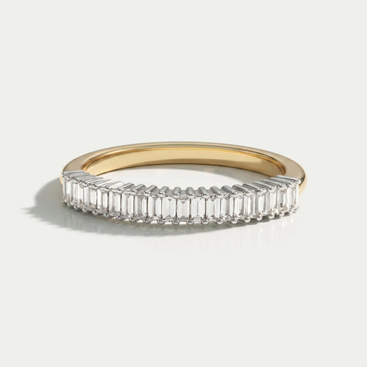 Baguette Cut Diamond Wedding Band Ring