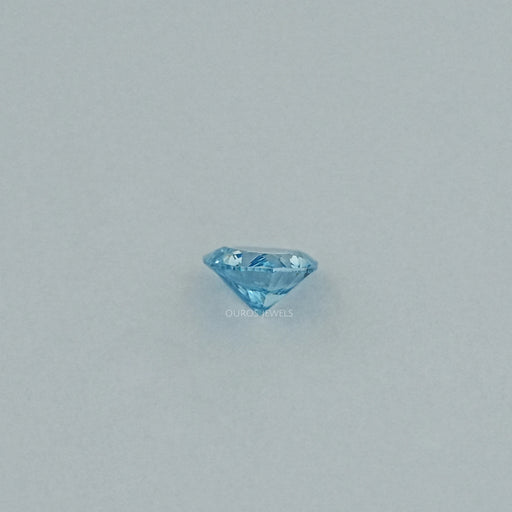 Fancy Vivid Blue Trillion Cut Lab Grown Diamond Loose