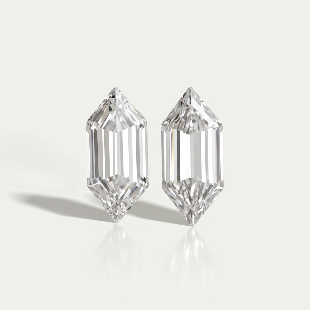 Boat Cut Lab Grown Diamond Loose Pair Loose