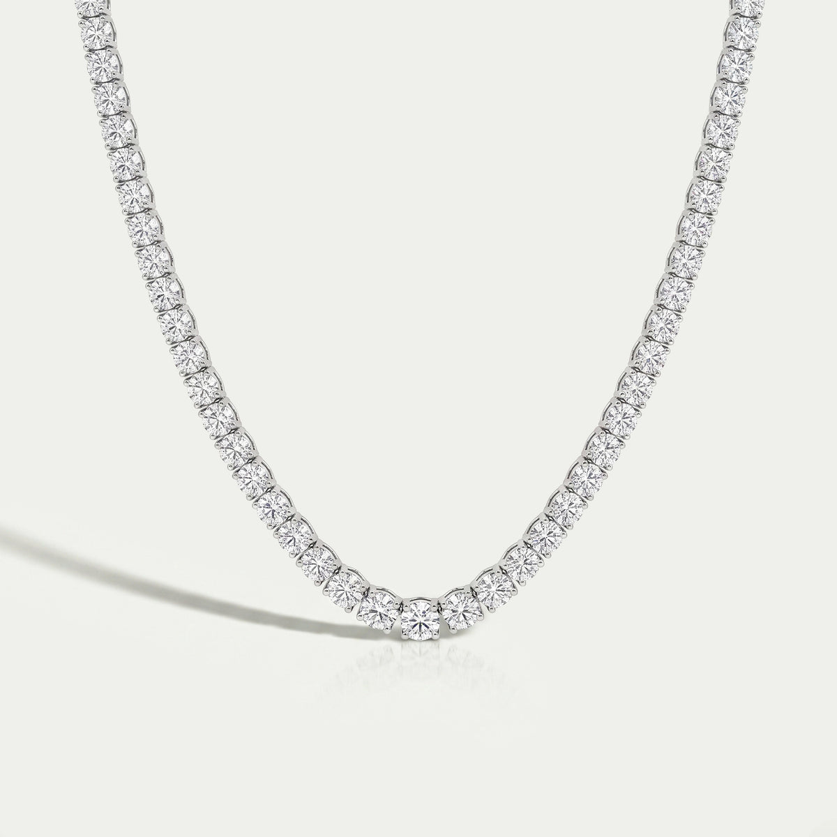 Round Cut Lab Grown Diamond Stunning Necklace Necklaces