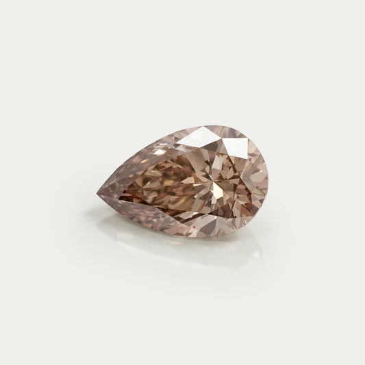 Brown Pear Loose Lab Grown Diamond Loose