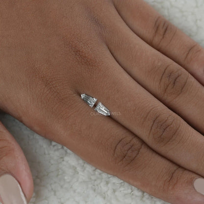 Bullet Cut Lab Grown Diamond Loose Pair Loose