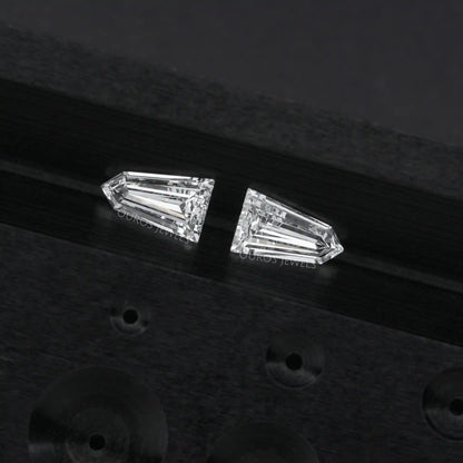 Bullet Cut Lab Grown Diamond Loose Pair Loose