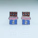 Chocolate Shape Enamel Earrings For Kids