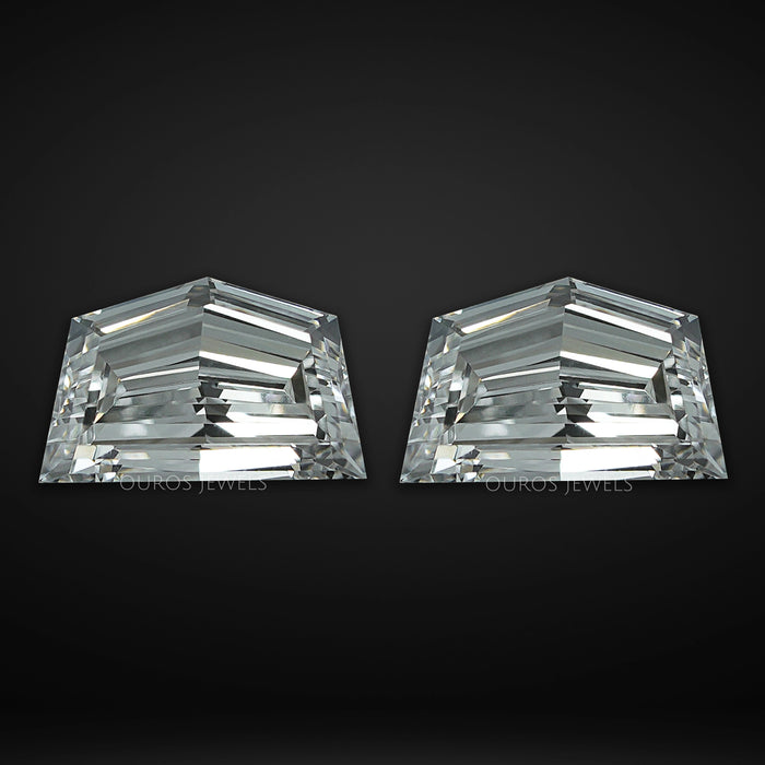 Step Cut Cadillac Shape Lab Diamond Matching Pair Loose