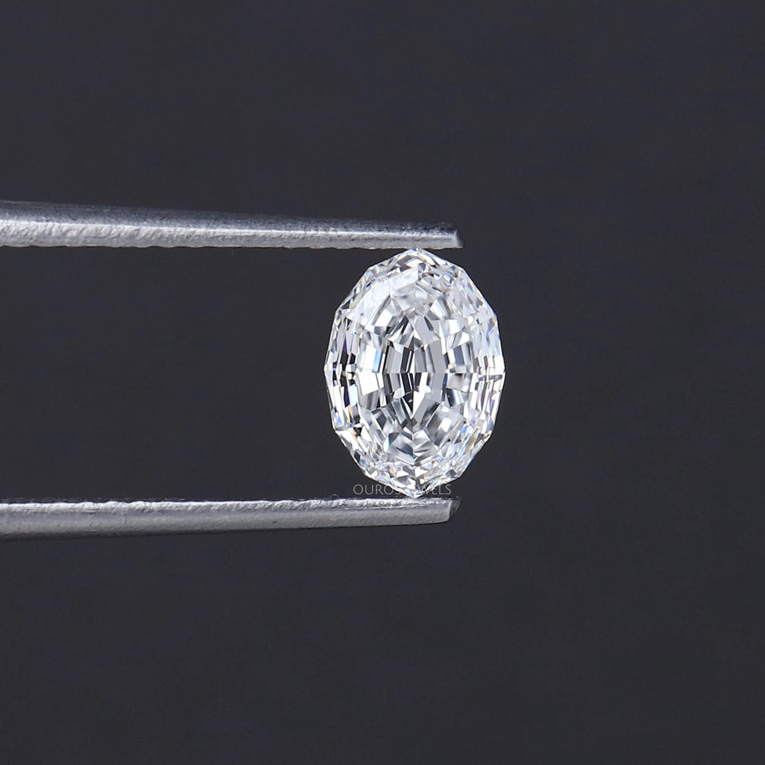 Step Cut Oval Lab Grown Diamond
