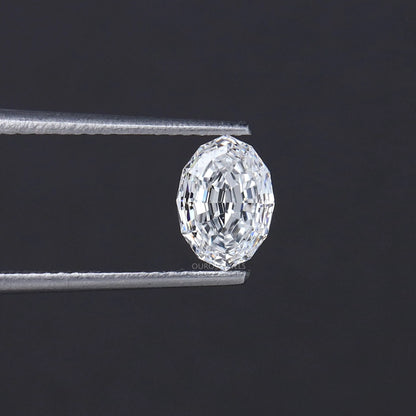 Step Cut Oval Lab Grown Diamond