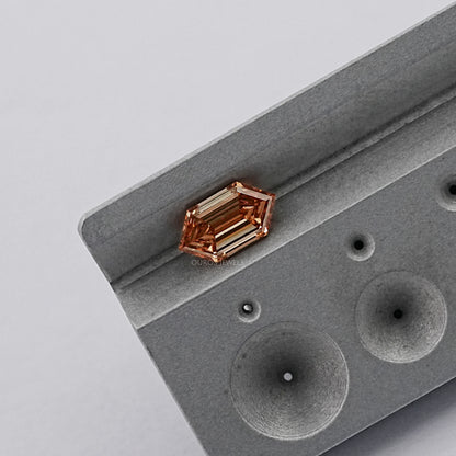 Champagne Step Cut Dutch Marquise Lab Diamond Loose