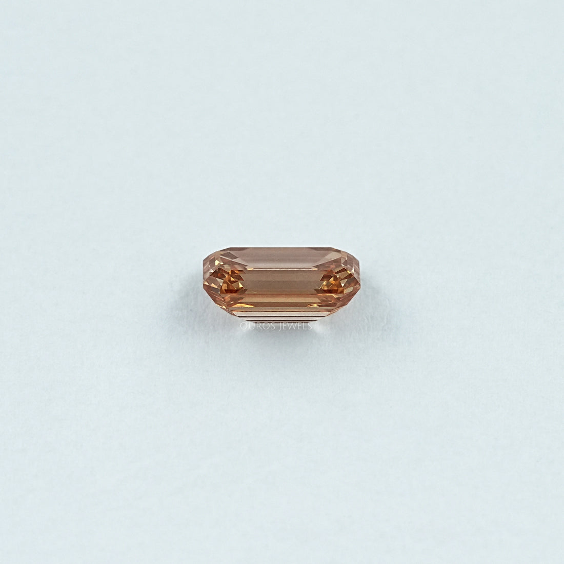 Champagne Emerald Cut Lab Grown Diamond Loose