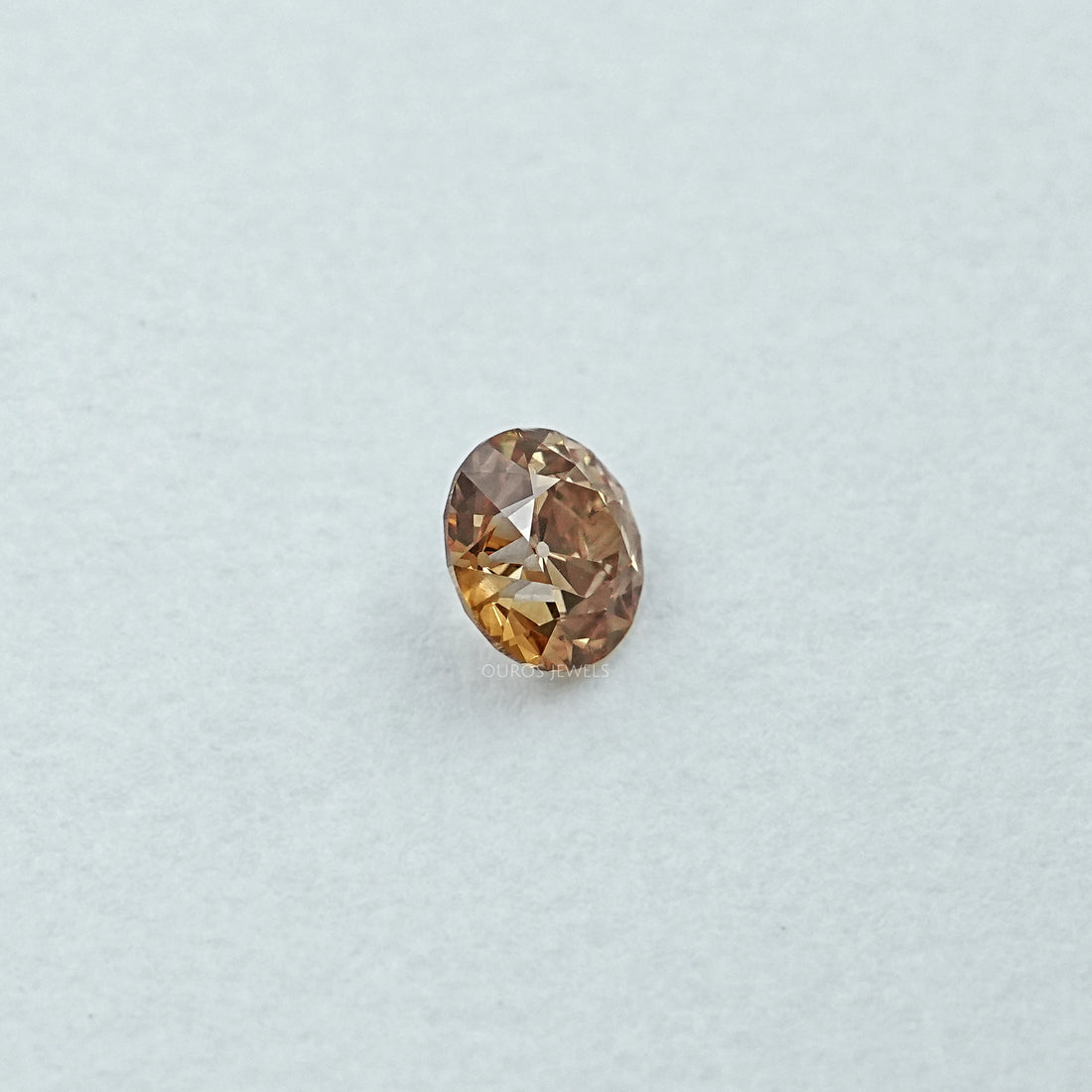 Champagne Old European Cut Round Lab Dimaond Loose