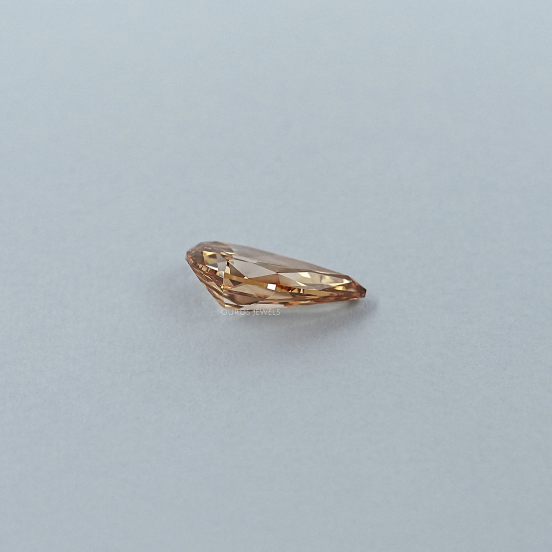 Champagne Old Mine Pear Lab Diamond Loose Loose