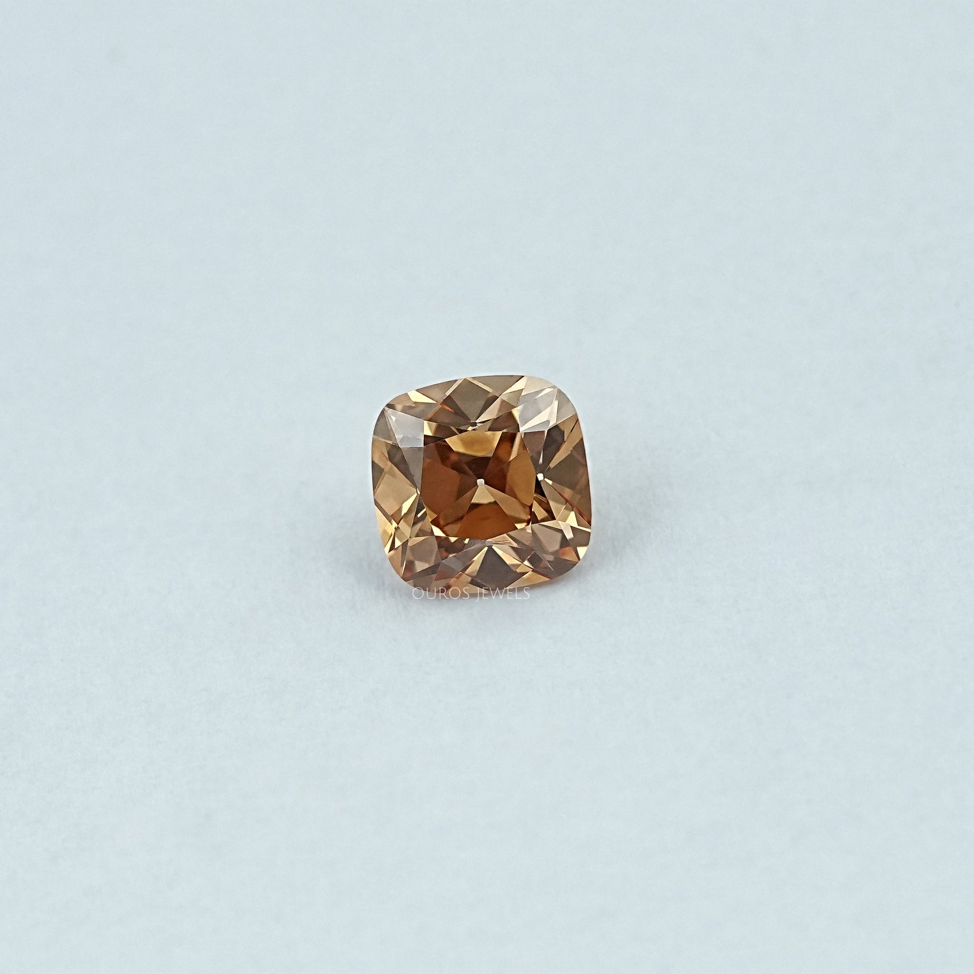 Champagne Square Old Mine Cushion Cut Loose Diamond Loose