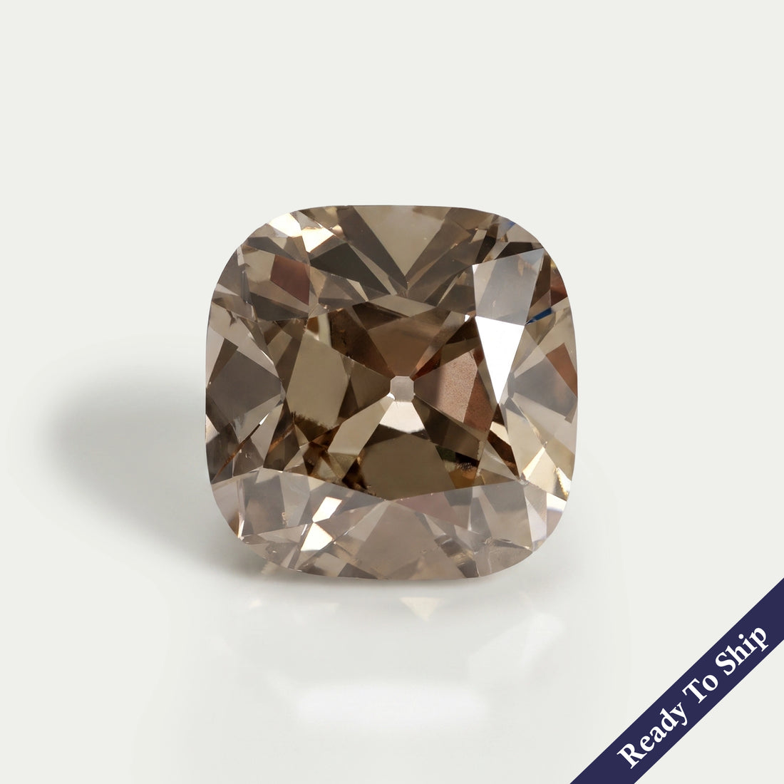 Champagne Square Old Mine Cushion Lab Diamond Loose Loose