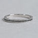 Black Round Lab Diamond channel Set Half Eternity Ring Rings