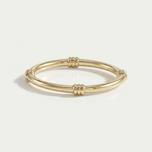 Yellow Gold Plain Wedding Band Ring
